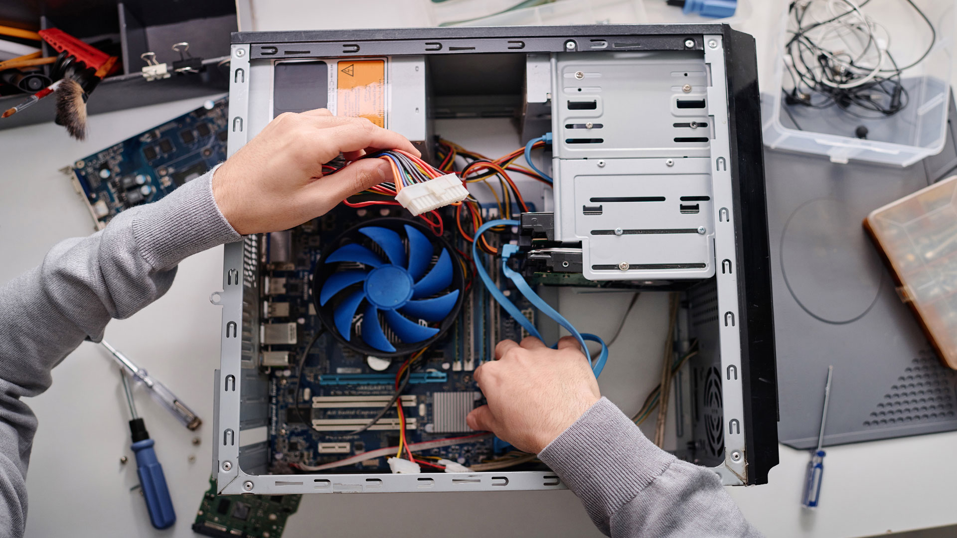 Intervento rapido riparazione computer